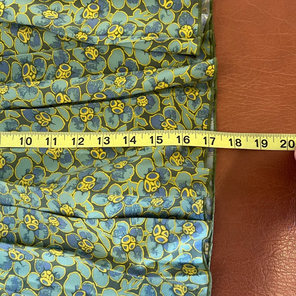Toad&Co Sunkissed Skort XL Green Floral Pleated Built In Shorts - Picture 12 of 12